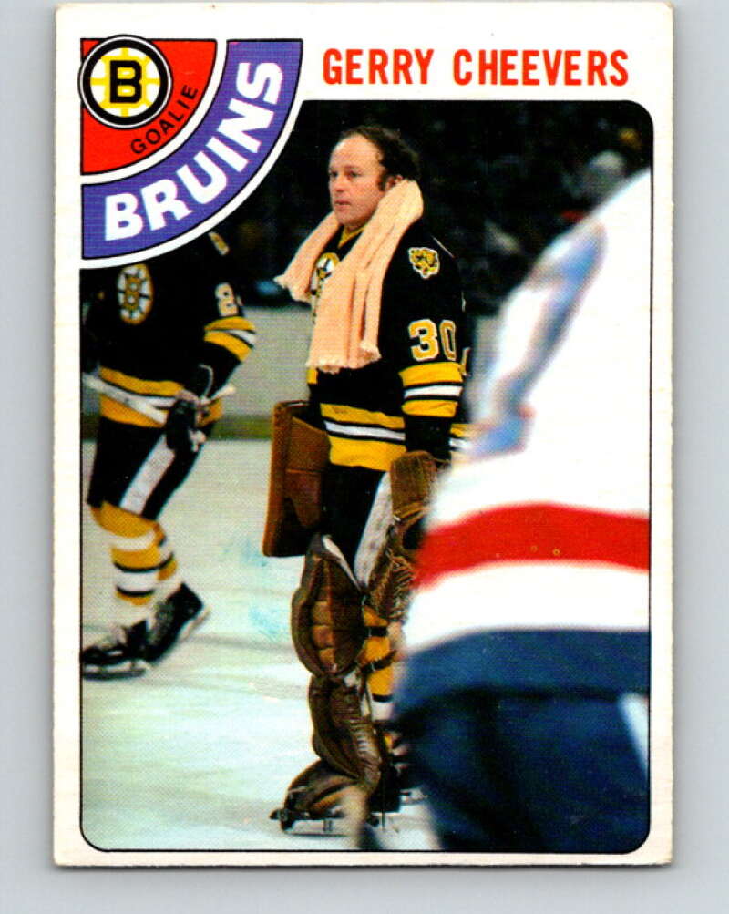 1978-79 O-Pee-Chee #140 Gerry Cheevers  Boston Bruins  V22877