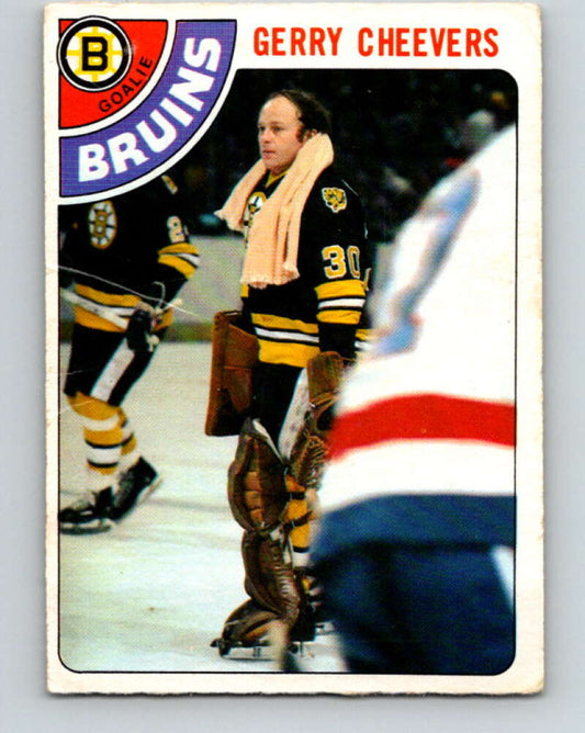 1978-79 O-Pee-Chee #140 Gerry Cheevers  Boston Bruins  V22883