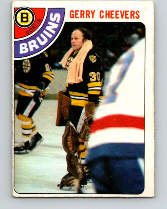 1978-79 O-Pee-Chee #140 Gerry Cheevers  Boston Bruins  V22884