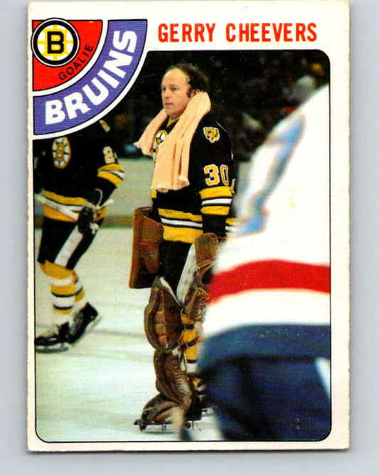 1978-79 O-Pee-Chee #140 Gerry Cheevers  Boston Bruins  V22887