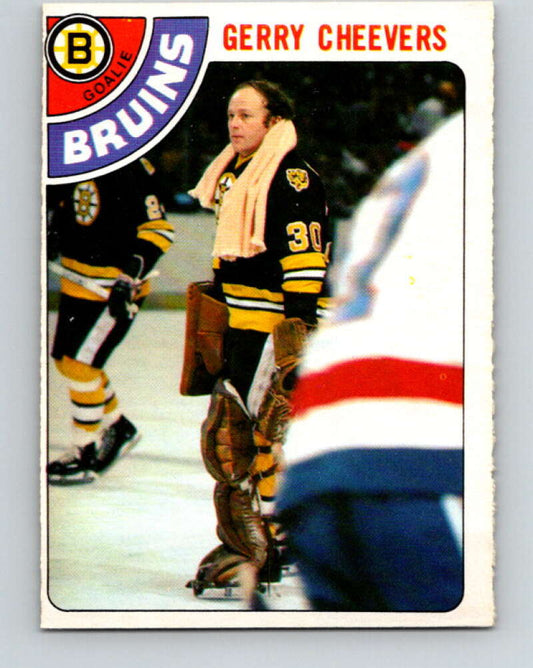 1978-79 O-Pee-Chee #140 Gerry Cheevers  Boston Bruins  V22891
