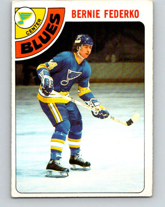 1978-79 O-Pee-Chee #143 Bernie Federko RC Rookie Blues  V22941
