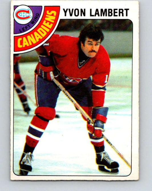 1978-79 O-Pee-Chee #147 Yvon Lambert  Montreal Canadiens  V22978