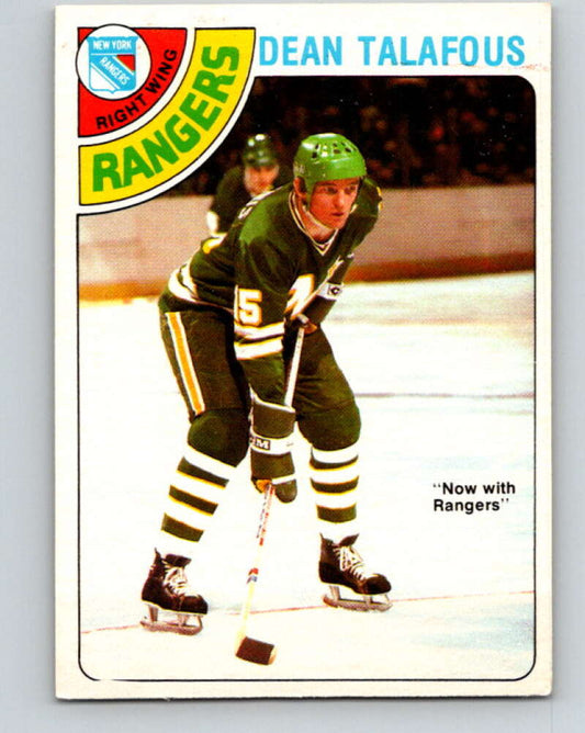 1978-79 O-Pee-Chee #149 Dean Talafous  New York Rangers  V22994
