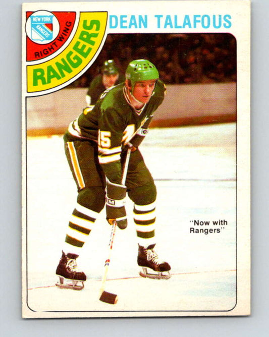 1978-79 O-Pee-Chee #149 Dean Talafous  New York Rangers  V22995