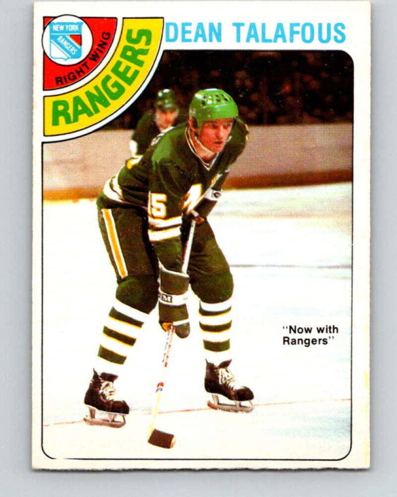 1978-79 O-Pee-Chee #149 Dean Talafous  New York Rangers  V22996