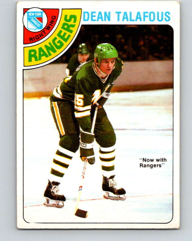 1978-79 O-Pee-Chee #149 Dean Talafous  New York Rangers  V22997