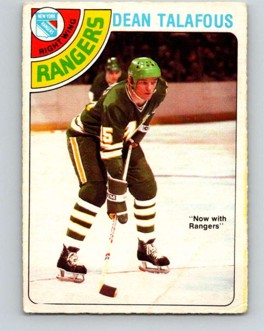1978-79 O-Pee-Chee #149 Dean Talafous  New York Rangers  V22999
