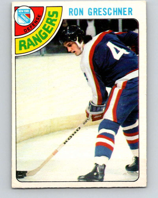 1978-79 O-Pee-Chee #154 Ron Greschner  New York Rangers  V23057