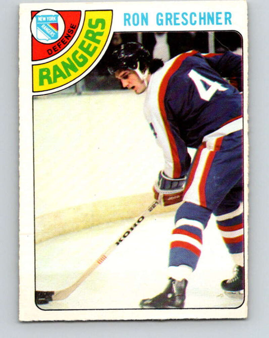 1978-79 O-Pee-Chee #154 Ron Greschner  New York Rangers  V23059