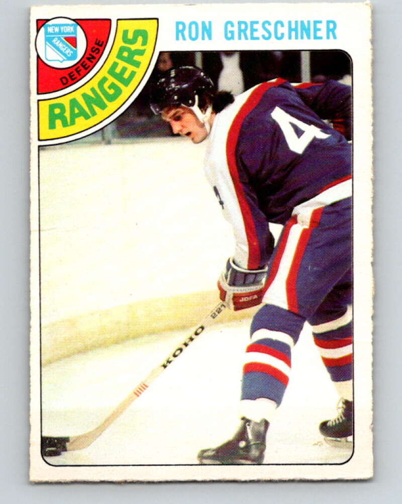 1978-79 O-Pee-Chee #154 Ron Greschner  New York Rangers  V23060