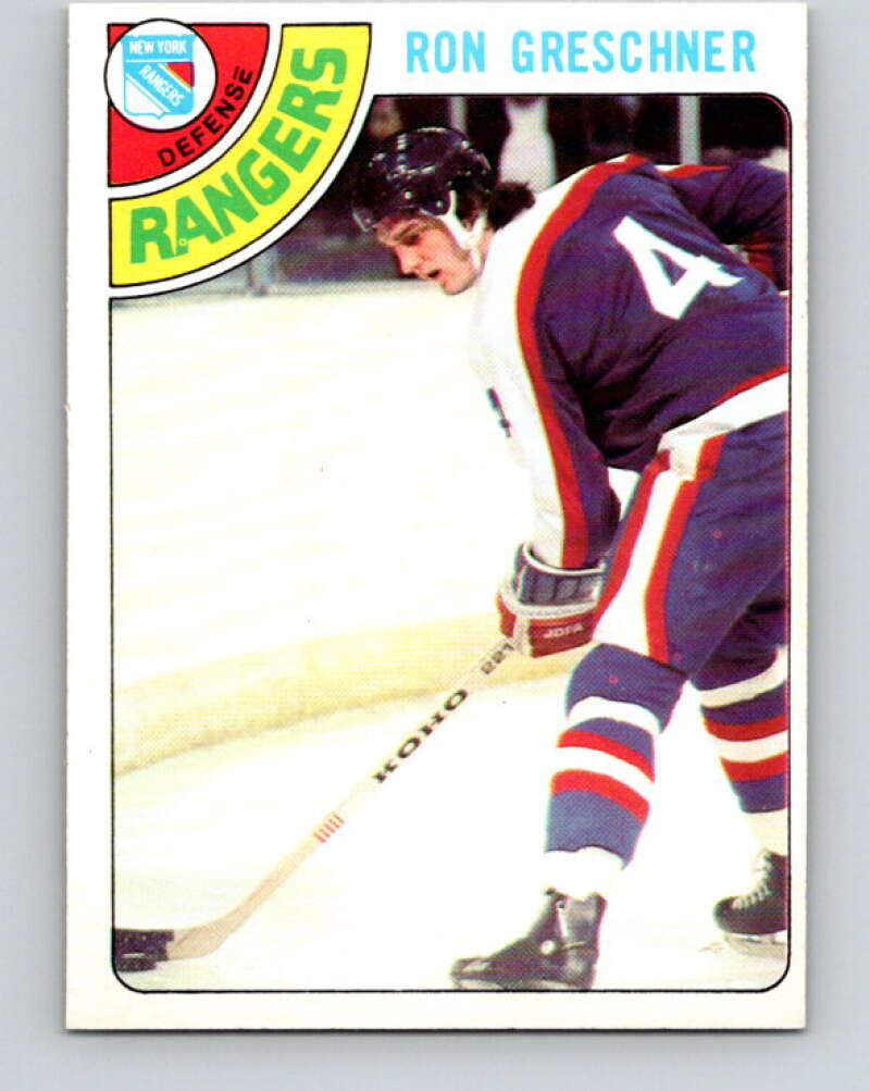 1978-79 O-Pee-Chee #154 Ron Greschner  New York Rangers  V23063