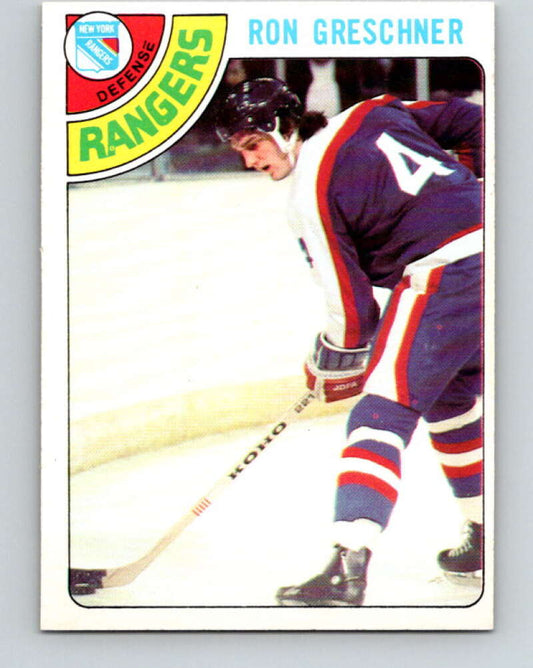 1978-79 O-Pee-Chee #154 Ron Greschner  New York Rangers  V23063