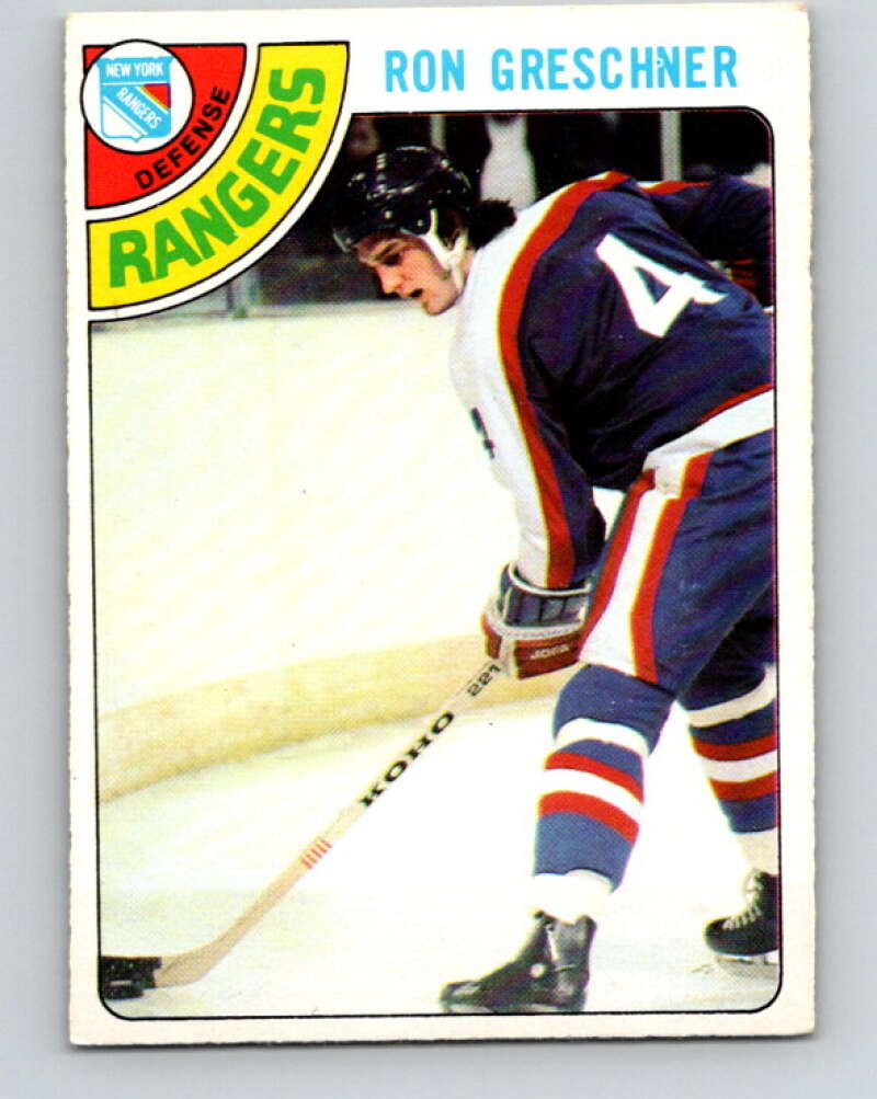 1978-79 O-Pee-Chee #154 Ron Greschner  New York Rangers  V23064