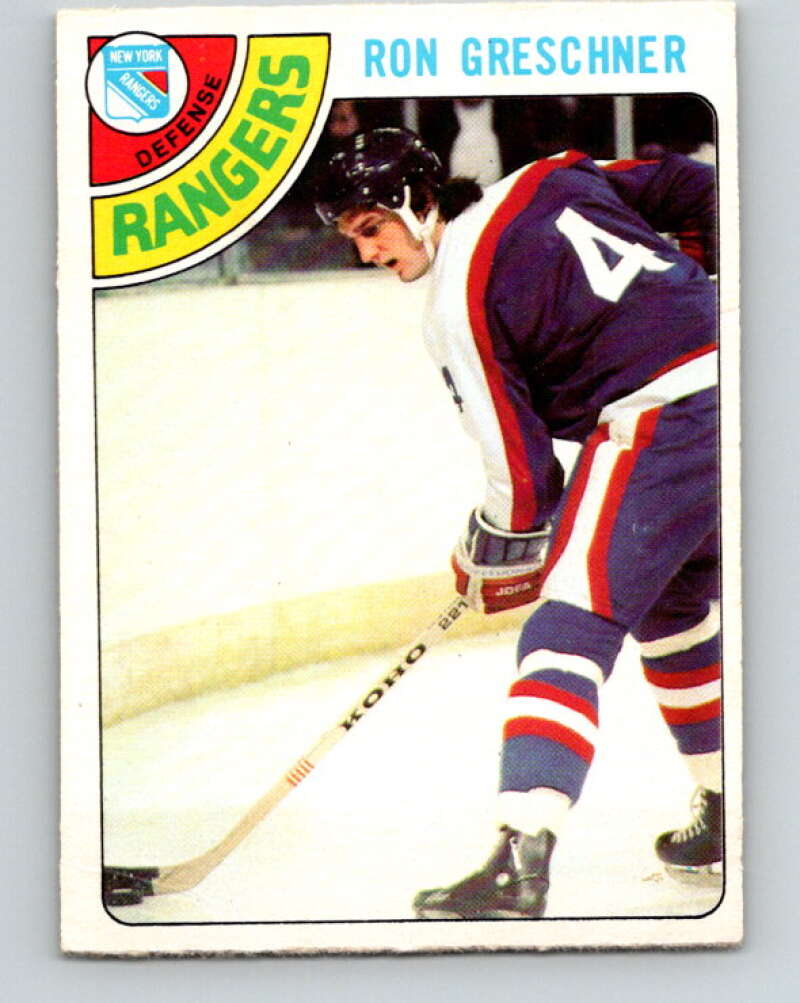 1978-79 O-Pee-Chee #154 Ron Greschner  New York Rangers  V23066