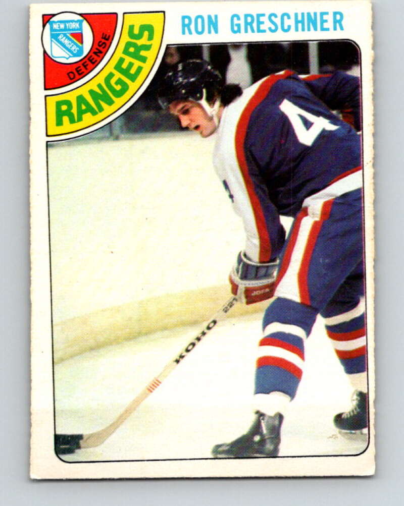 1978-79 O-Pee-Chee #154 Ron Greschner  New York Rangers  V23069