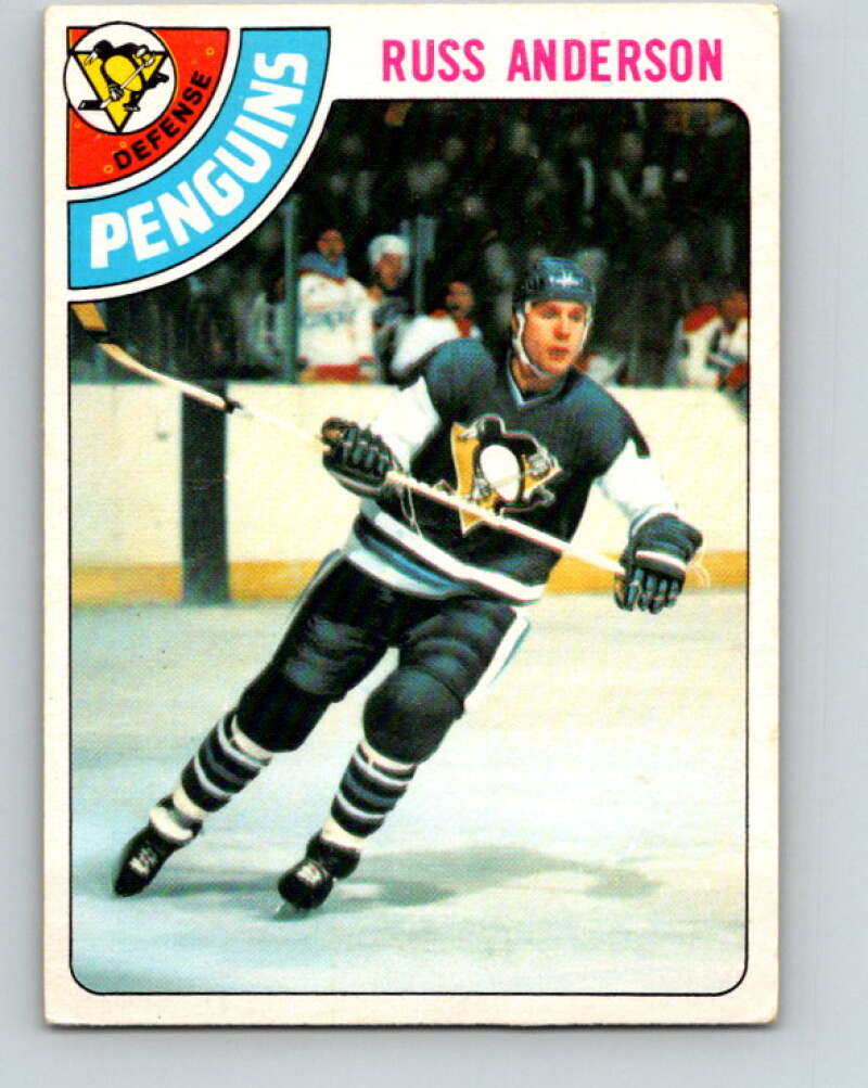 1978-79 O-Pee-Chee #156 Russ Anderson RC Rookie Penguins  V23083