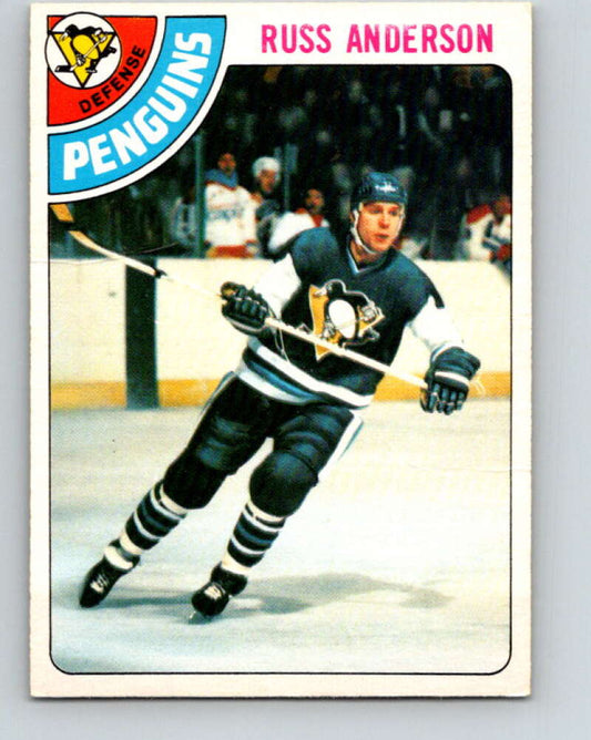 1978-79 O-Pee-Chee #156 Russ Anderson RC Rookie Penguins  V23084