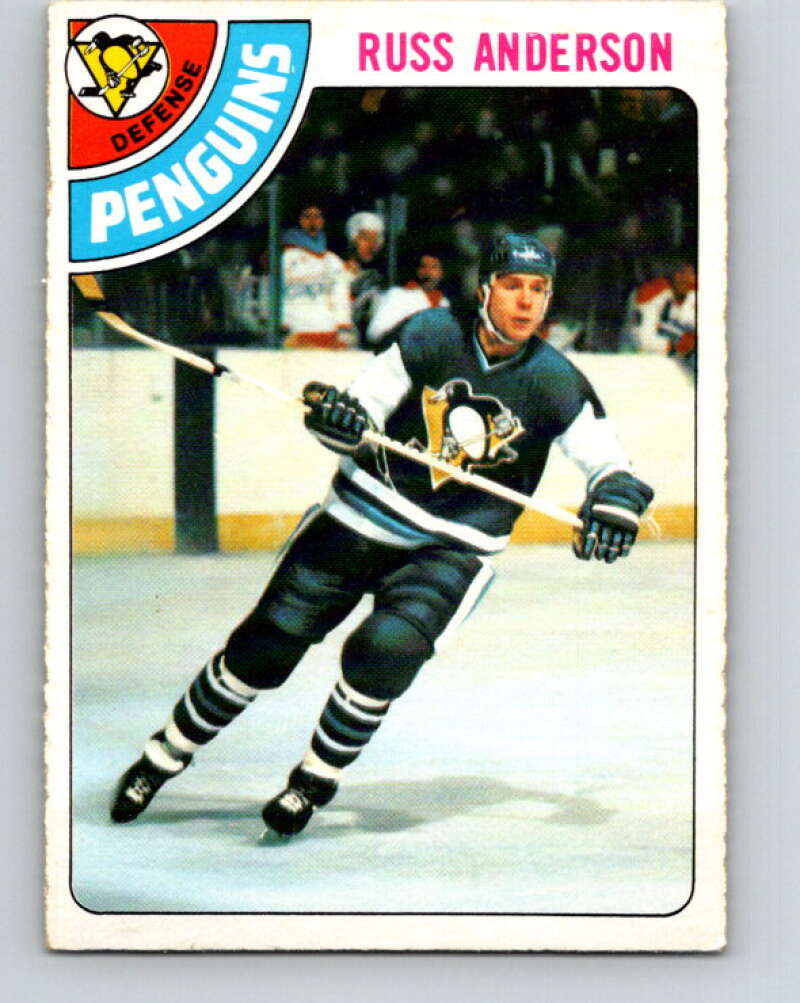 1978-79 O-Pee-Chee #156 Russ Anderson RC Rookie Penguins  V23085