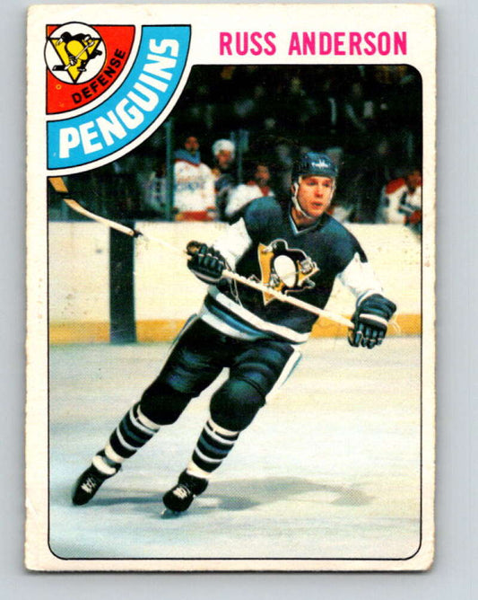 1978-79 O-Pee-Chee #156 Russ Anderson RC Rookie Penguins  V23086
