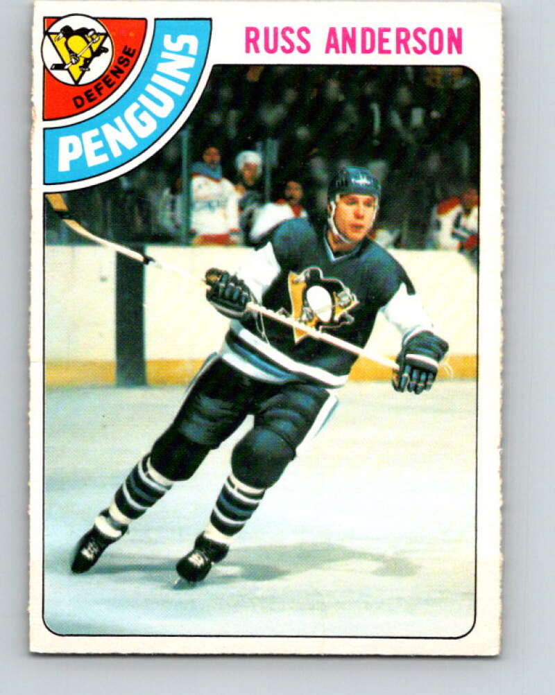 1978-79 O-Pee-Chee #156 Russ Anderson RC Rookie Penguins  V23087