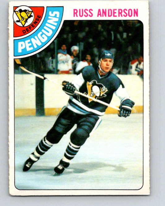 1978-79 O-Pee-Chee #156 Russ Anderson RC Rookie Penguins  V23089