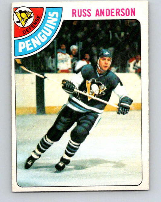 1978-79 O-Pee-Chee #156 Russ Anderson RC Rookie Penguins  V23090
