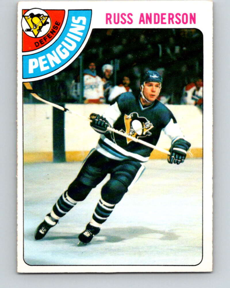 1978-79 O-Pee-Chee #156 Russ Anderson RC Rookie Penguins  V23091