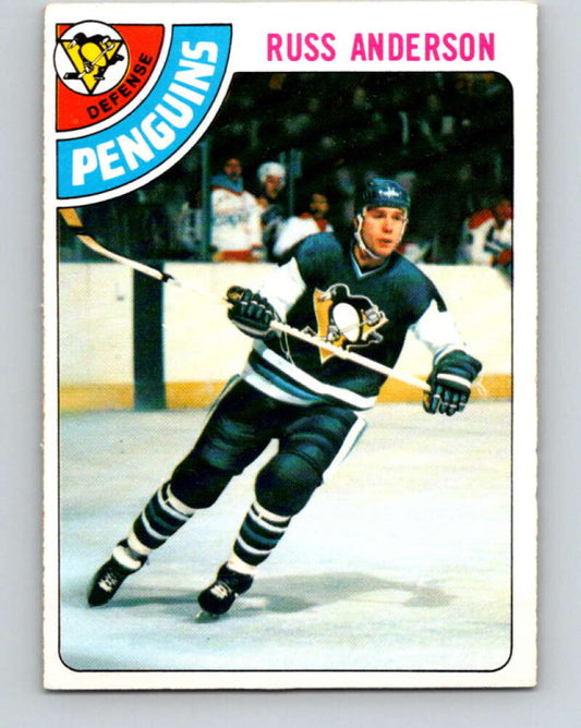 1978-79 O-Pee-Chee #156 Russ Anderson RC Rookie Penguins  V23091