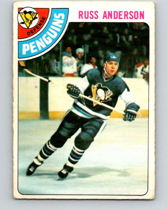 1978-79 O-Pee-Chee #156 Russ Anderson RC Rookie Penguins  V23092