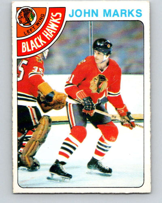 1978-79 O-Pee-Chee #157 John Marks  Chicago Blackhawks  V23099
