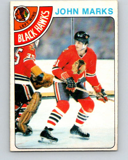 1978-79 O-Pee-Chee #157 John Marks  Chicago Blackhawks  V23102