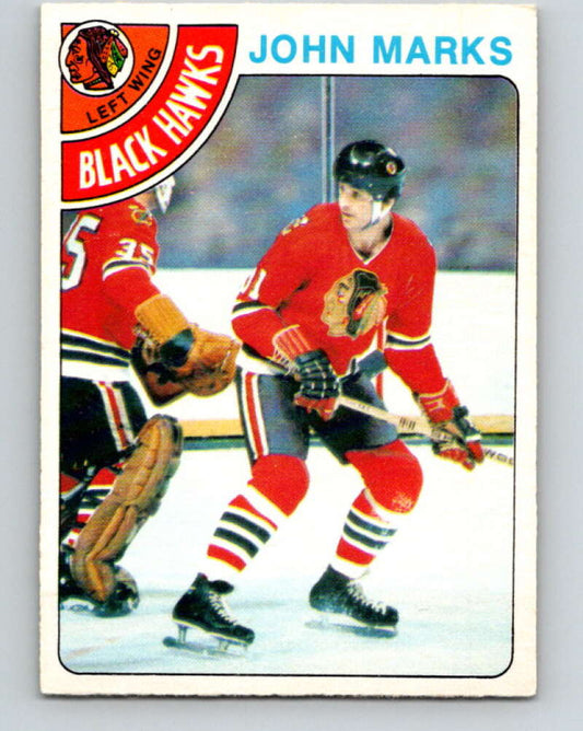 1978-79 O-Pee-Chee #157 John Marks  Chicago Blackhawks  V23103