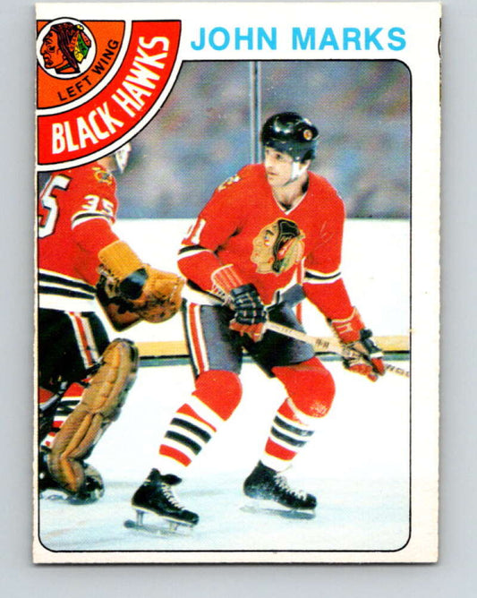 1978-79 O-Pee-Chee #157 John Marks  Chicago Blackhawks  V23105