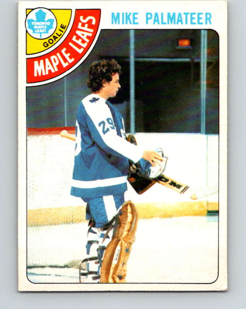 1978-79 O-Pee-Chee #160 Mike Palmateer  Toronto Maple Leafs  V23124