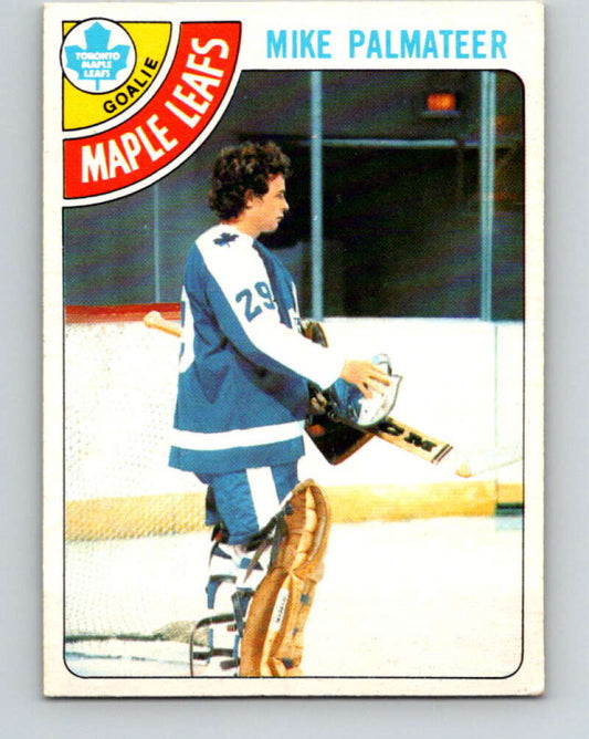 1978-79 O-Pee-Chee #160 Mike Palmateer  Toronto Maple Leafs  V23124