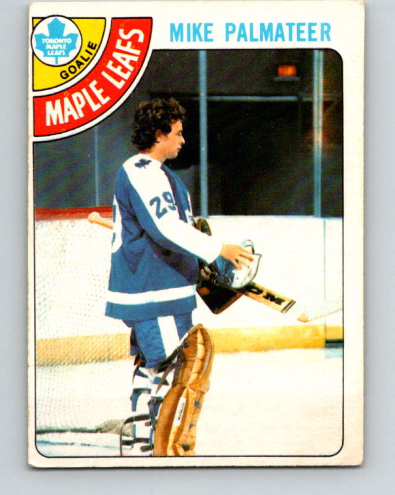 1978-79 O-Pee-Chee #160 Mike Palmateer  Toronto Maple Leafs  V23125