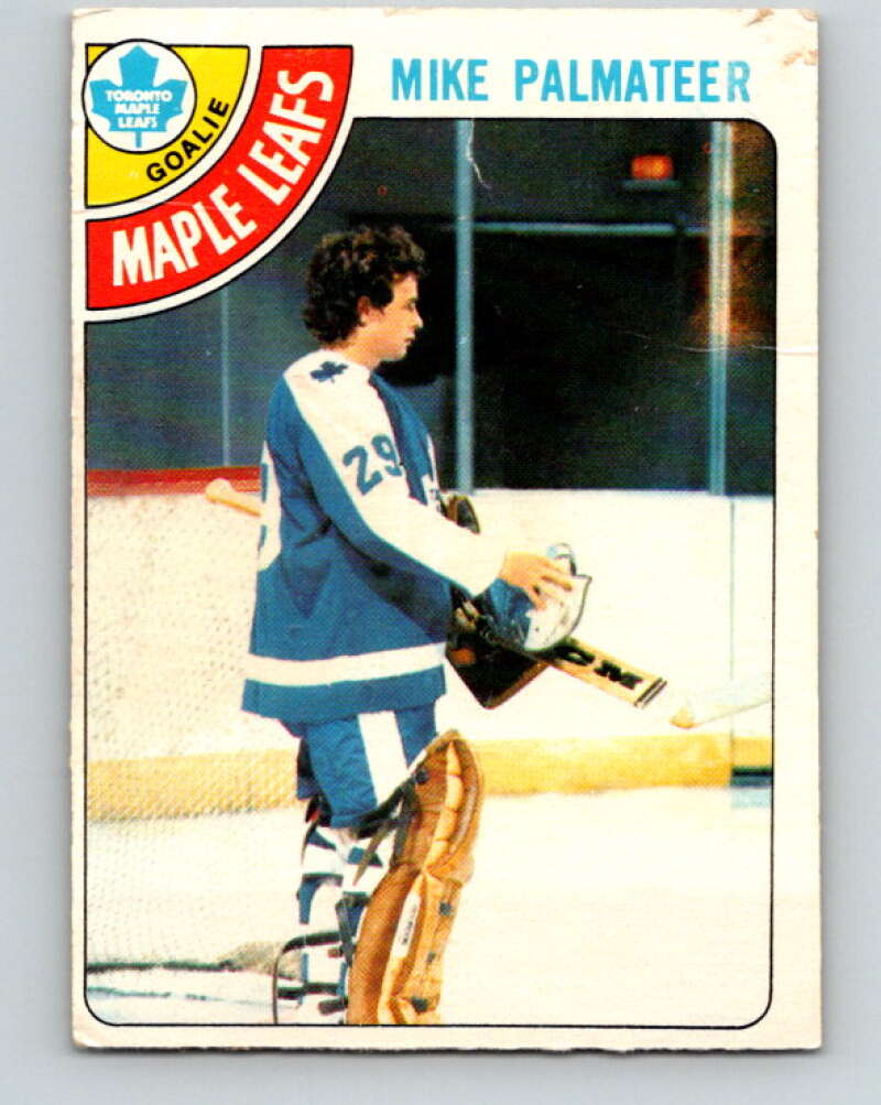 1978-79 O-Pee-Chee #160 Mike Palmateer  Toronto Maple Leafs  V23126
