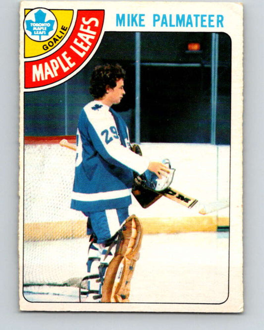 1978-79 O-Pee-Chee #160 Mike Palmateer  Toronto Maple Leafs  V23127