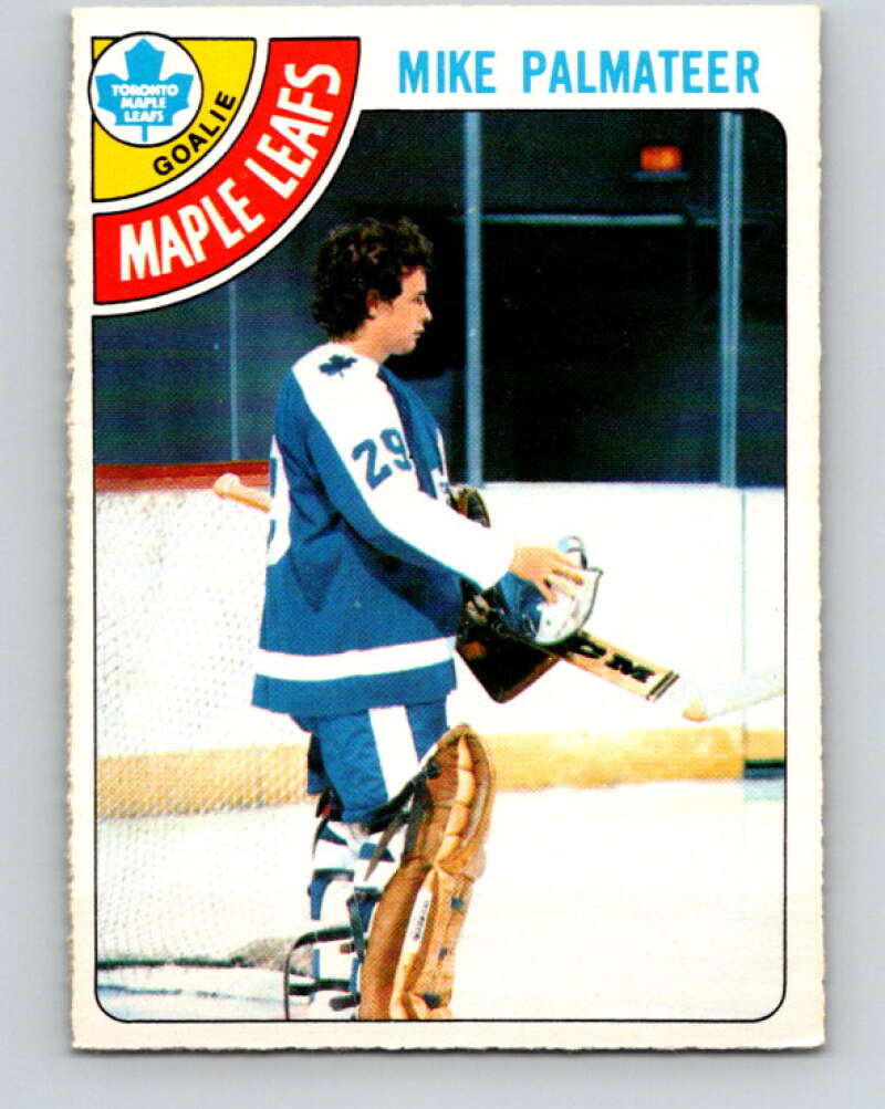 1978-79 O-Pee-Chee #160 Mike Palmateer  Toronto Maple Leafs  V23129