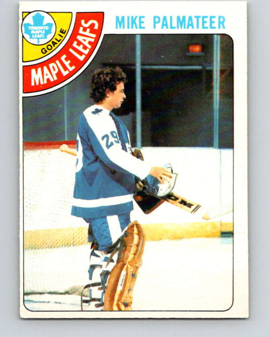 1978-79 O-Pee-Chee #160 Mike Palmateer  Toronto Maple Leafs  V23130