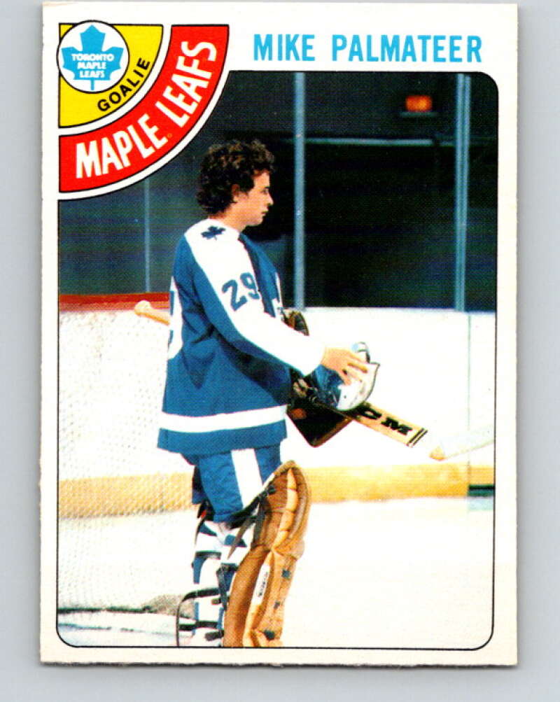 1978-79 O-Pee-Chee #160 Mike Palmateer  Toronto Maple Leafs  V23131