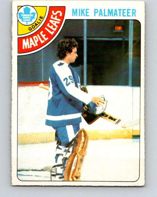 1978-79 O-Pee-Chee #160 Mike Palmateer  Toronto Maple Leafs  V23135