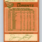 1978-79 O-Pee-Chee #161 Jim Lorentz  Buffalo Sabres  V23137
