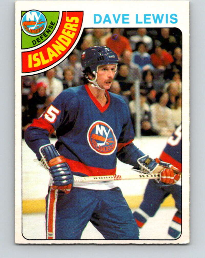 1978-79 O-Pee-Chee #162 Dave Lewis  New York Islanders  V23146