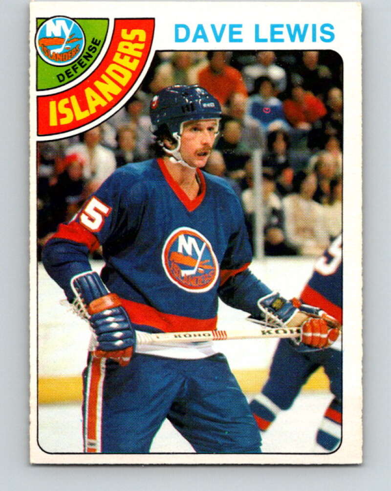 1978-79 O-Pee-Chee #162 Dave Lewis  New York Islanders  V23147