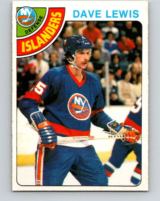 1978-79 O-Pee-Chee #162 Dave Lewis  New York Islanders  V23148