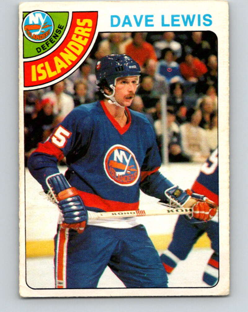 1978-79 O-Pee-Chee #162 Dave Lewis  New York Islanders  V23149