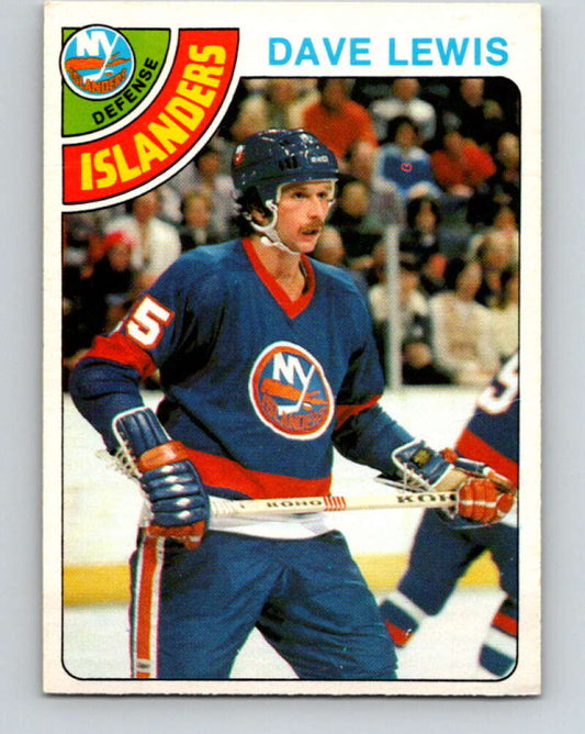 1978-79 O-Pee-Chee #162 Dave Lewis  New York Islanders  V23150