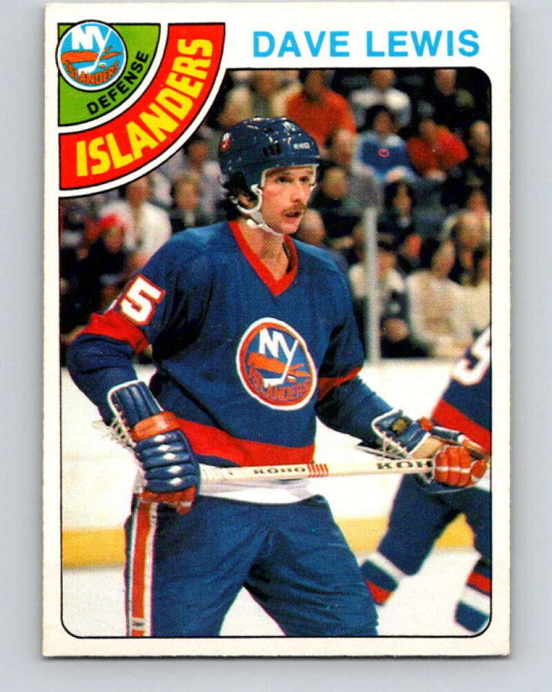 1978-79 O-Pee-Chee #162 Dave Lewis  New York Islanders  V23151